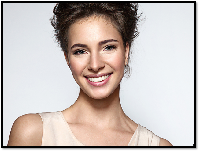A more symmetrical face