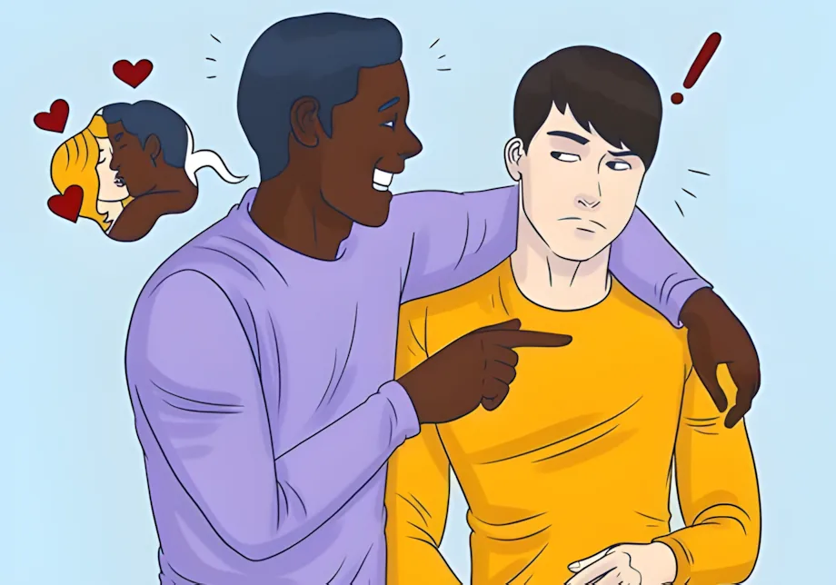 Children whispering and sharing information about sex among themselves.