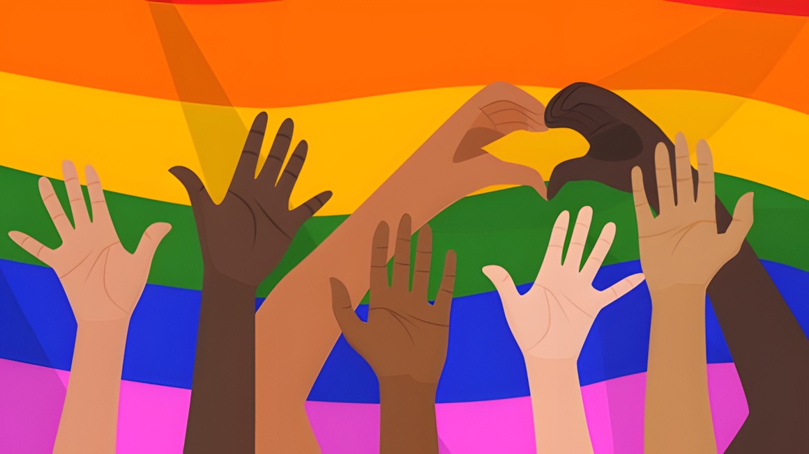 Chapter banner illustrating the theme of sexual orientation and gender identity, with imagery evoking the diversity of the LGBTQ+ community.