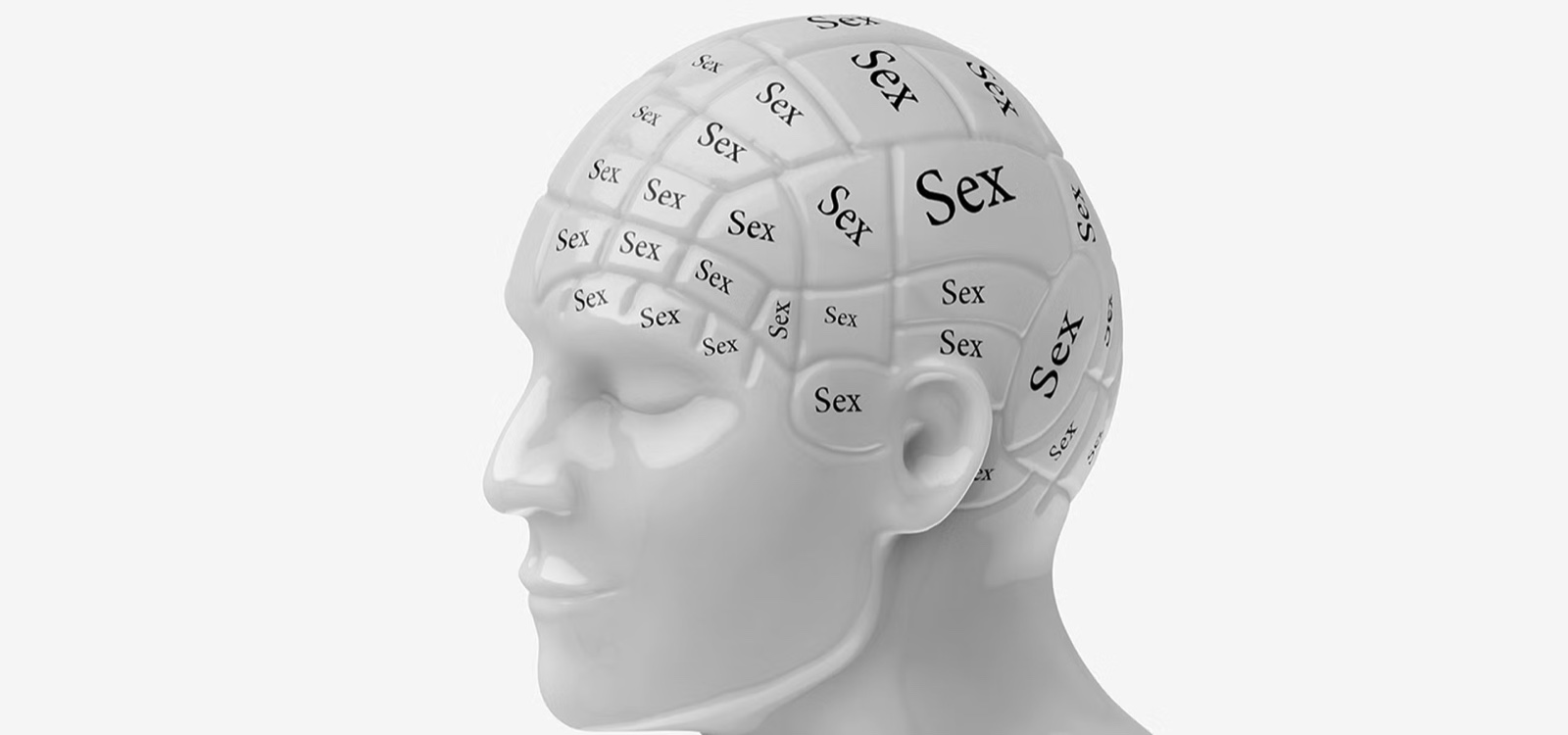An infographic depicting hypersexuality as an unrelenting, distressing preoccupation with sex.