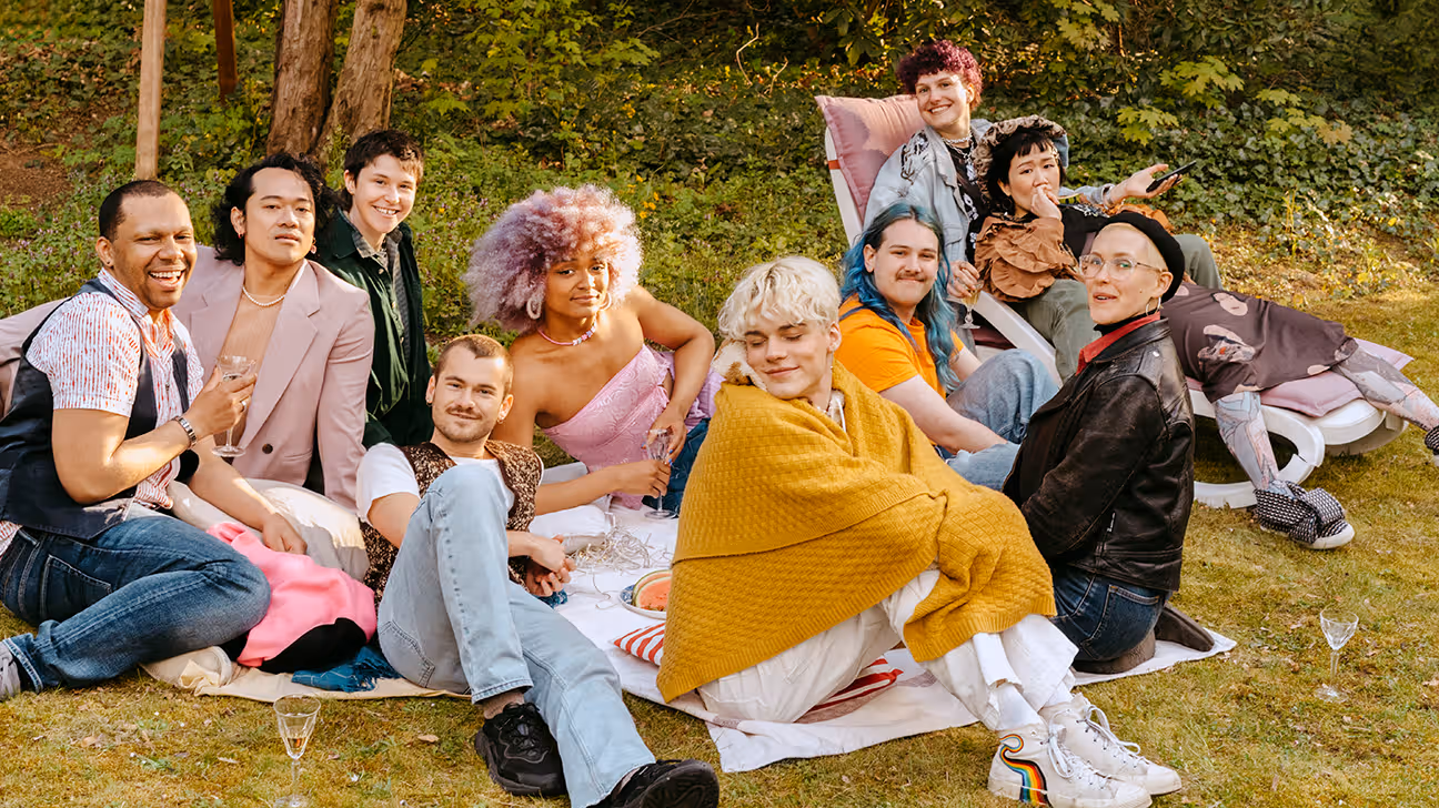 A photograph celebrating the diversity of the intersex community.