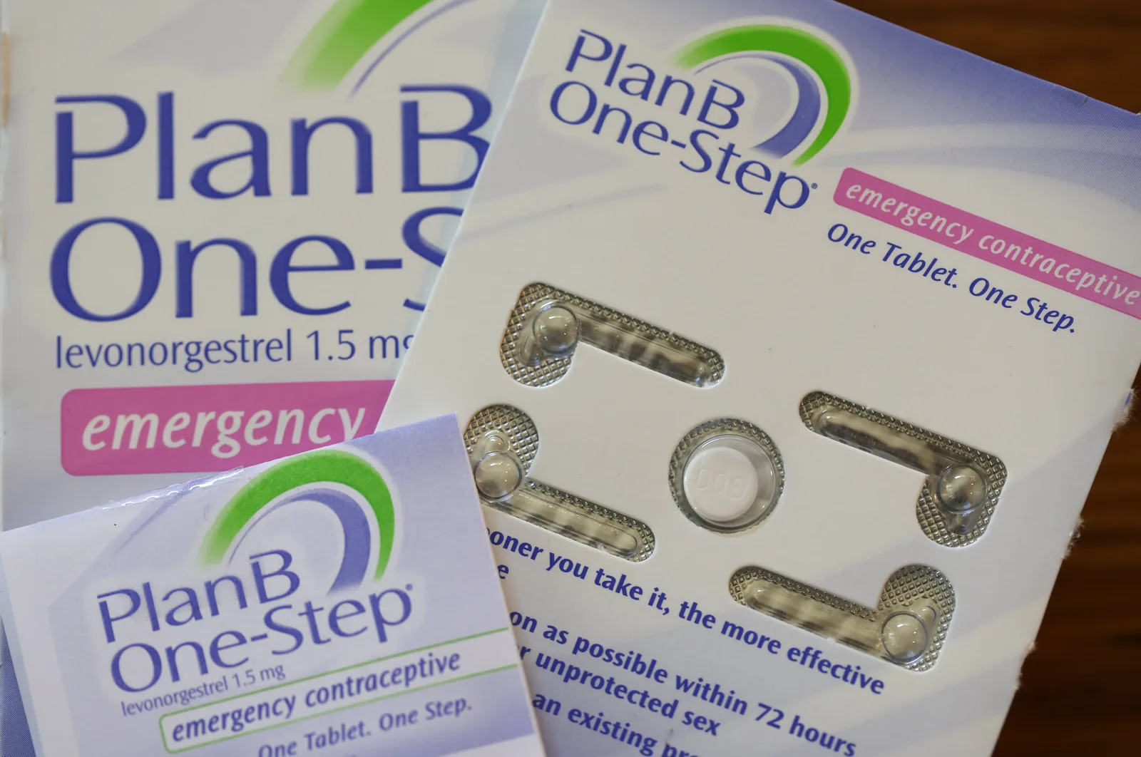A box of Plan B emergency contraceptive.
